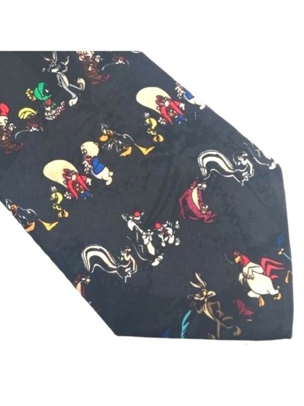 Vintage Looney Tunes Mania Men's Tie All the Characters 57" 90s Style